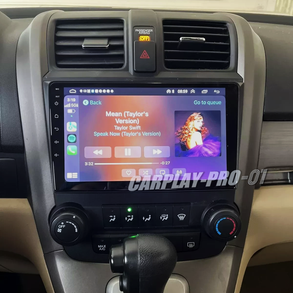For Honda CRV 2007-2011 Android 13.0 Apple Carplay Car Stereo 4G+64GB Radio GPS