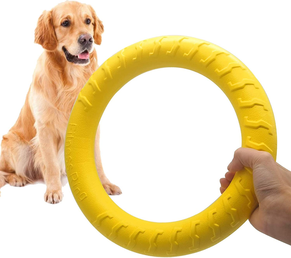 Juguetes de entrenamiento para perros/juguete para masticar perros para masticadores agresivos discos voladores para Medium/La