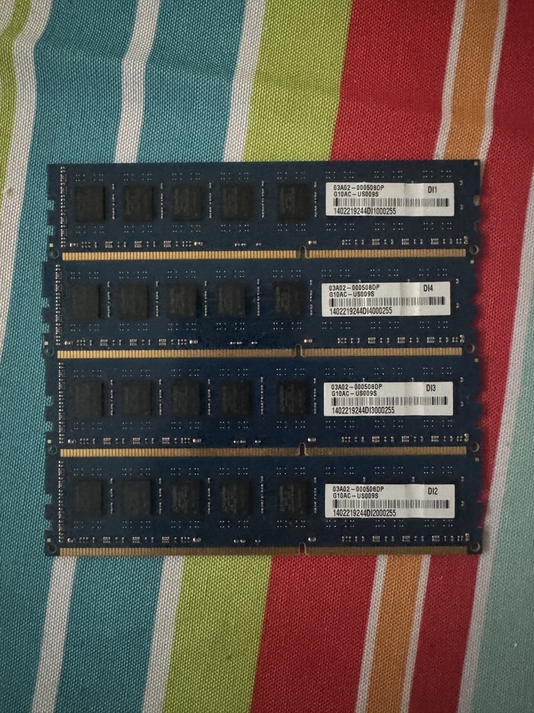 Kingston 4x8GB DDR3 1600MHz Desktop RAM UDIMM Mixed 32GB Low Profile
