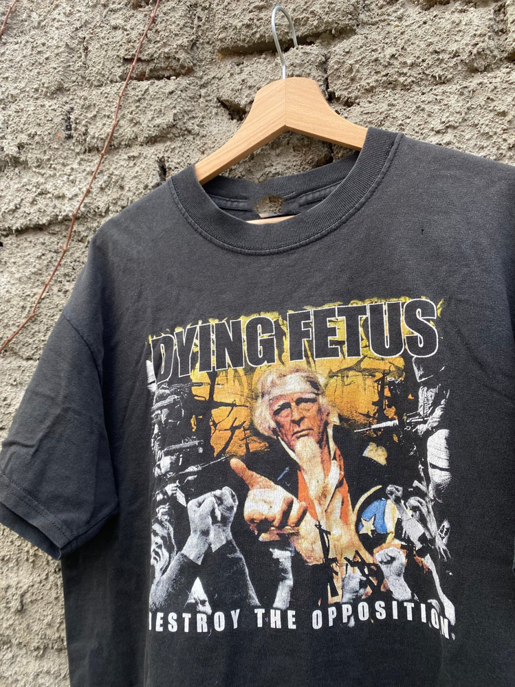 Vintage Dying Fetus Destroy the Opposition T-shirt Unisex Tee S-4XL BO1297