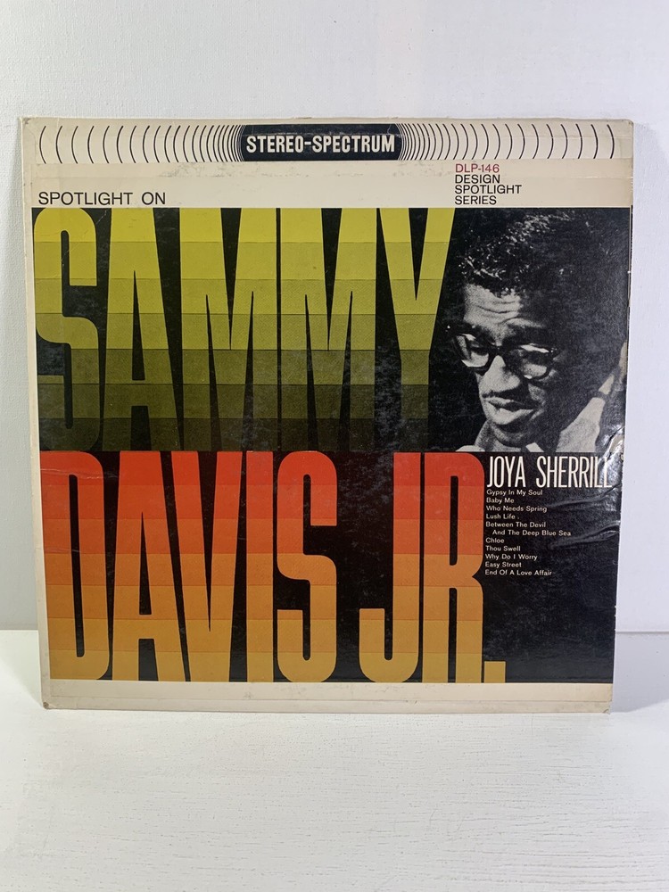 Spotlight on SAMMY DAVIS JR & JOYA SHERRILL vinyl LP ALBUM DESIGN RECORDS