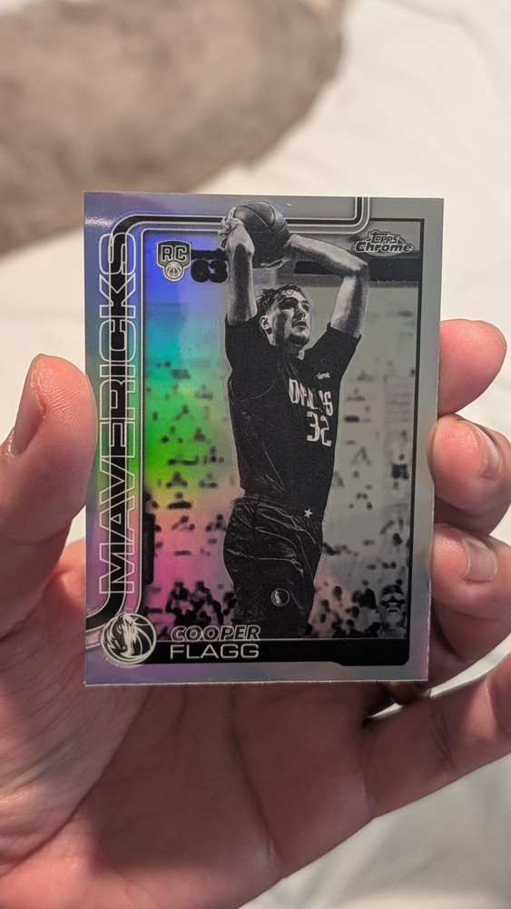 2025-26 Topps Chrome Cooper Flagg RC Negative Refractor SP
