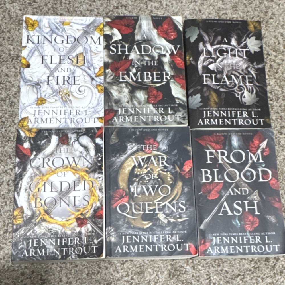 Jennifer L. Armentrout From Blood and Ash Series Paperback Lot, 6 Books