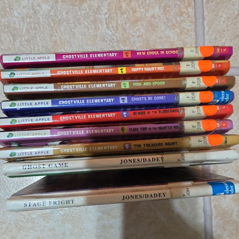 Ghostville Elementary 9 Book Lot  (3,4,7,8 9,10,11) and 2 books unnumbered
