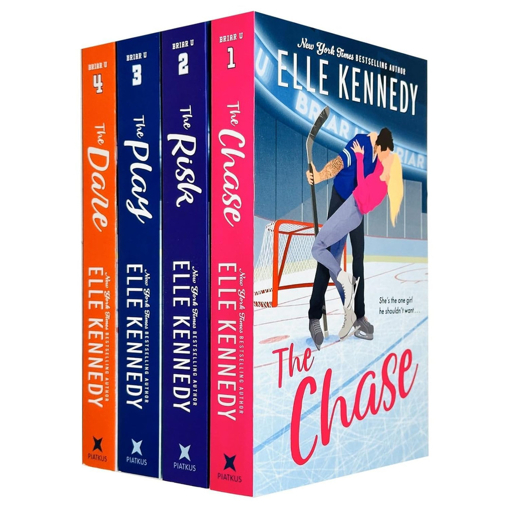 Briar U Series 4 Books Collection Set by Elle Kennedy (The Chase, the Risk, the