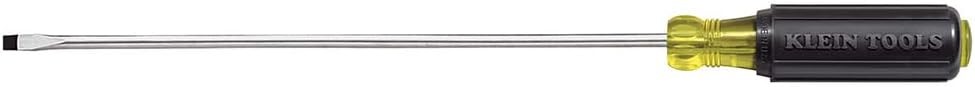 Klein Tools 608-10 10-Inch 1/8-Inch Cabinet Tip Miniature Screwdriver with Long Shank