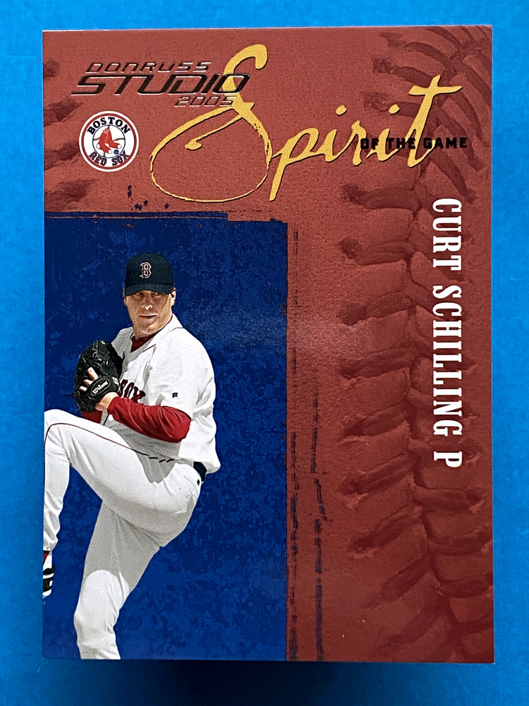 Curt Schilling 2005 Donruss Studio Spirit of the Game /600 #SOG-15 Boston RedSox