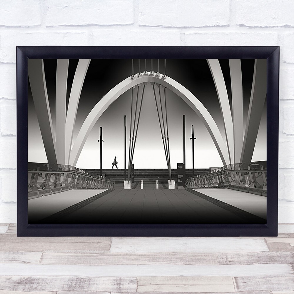 Seafarers Bridge Melbourne Australia Street Architecture Urban Wall Art Print