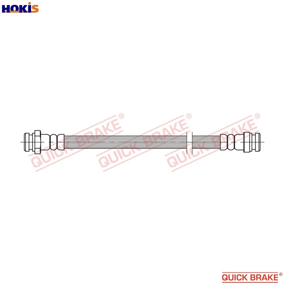 BRAKE HOSE 25.039 FOR SUZUKI GRAND/VITARA/XL-7/II/NOMADE/ESCUDO/SUV 1.6L 4cyl