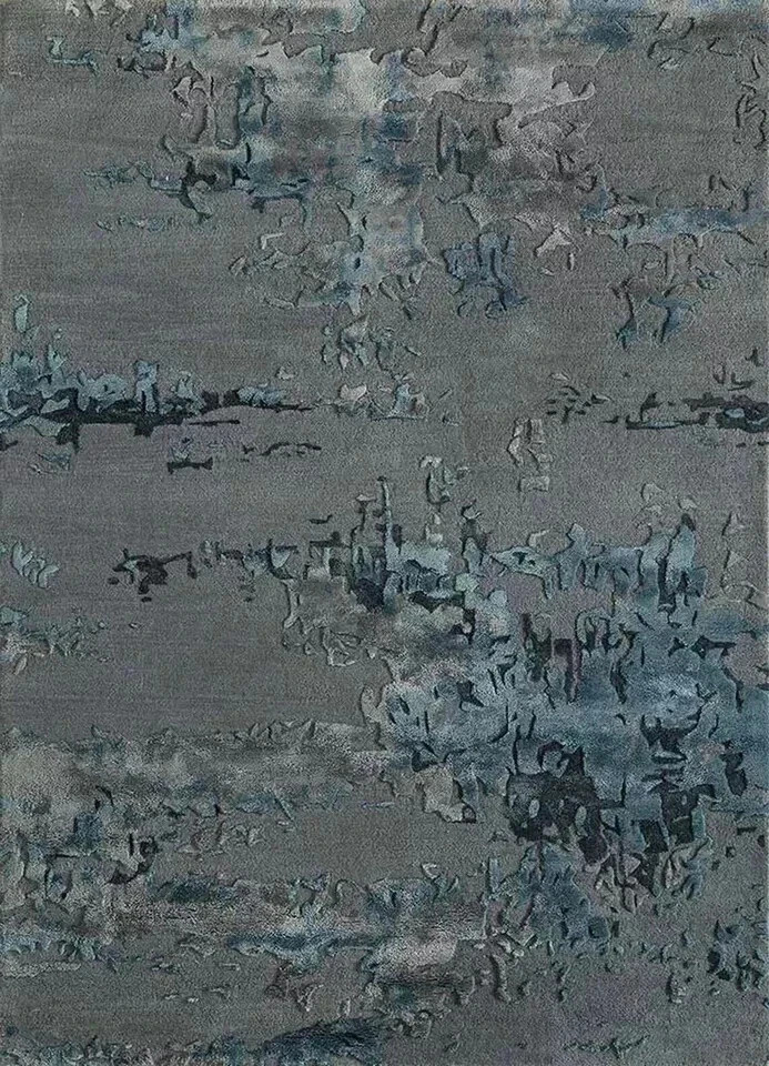 Rug Hand Tufted Wool & Viscose Multi Color Carpet Area Rug