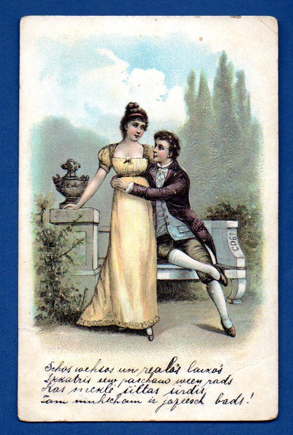 Romance Vintage Embossed Postcard 46