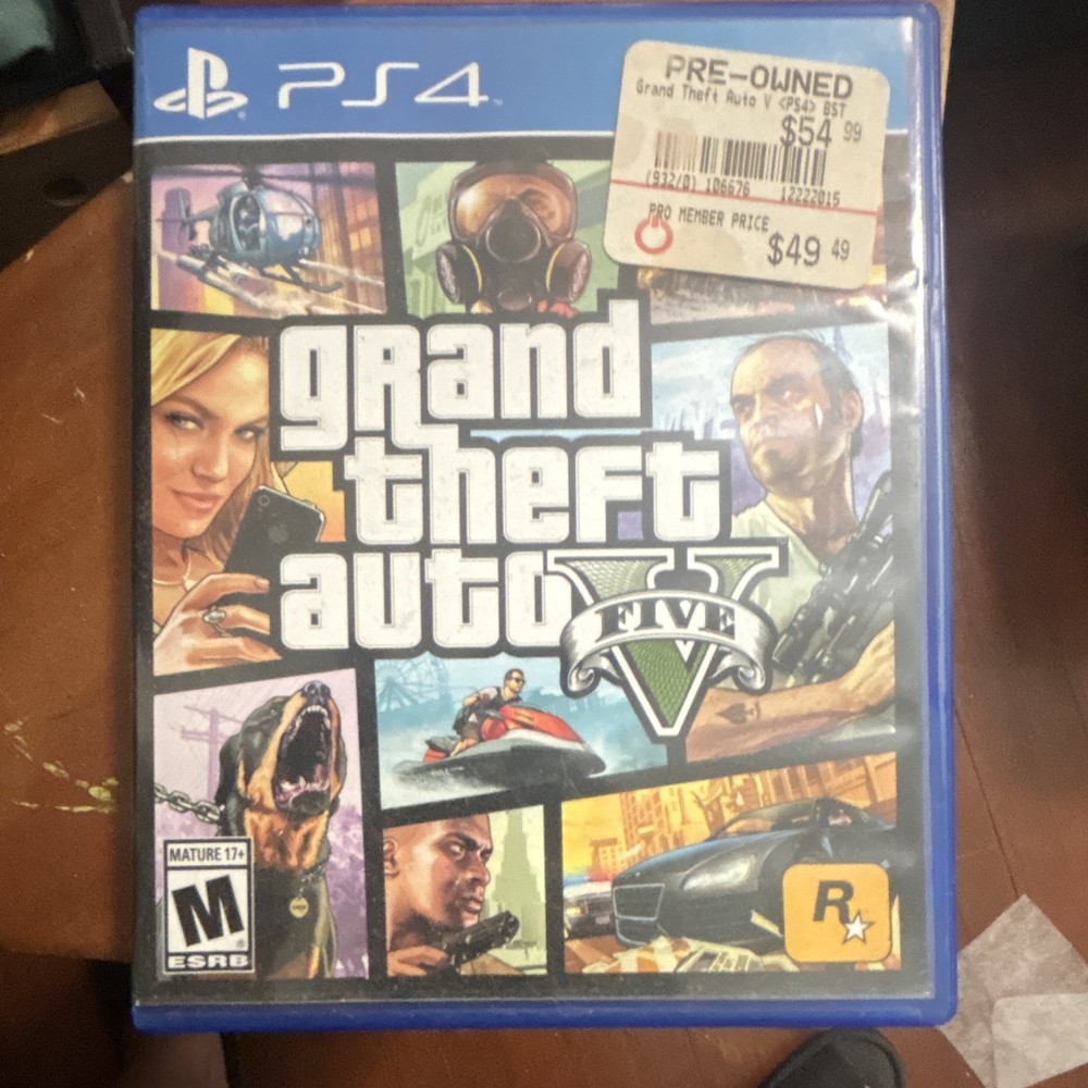 Grand Theft Auto V (Sony PlayStation 4, 2014) - BOX ONLY