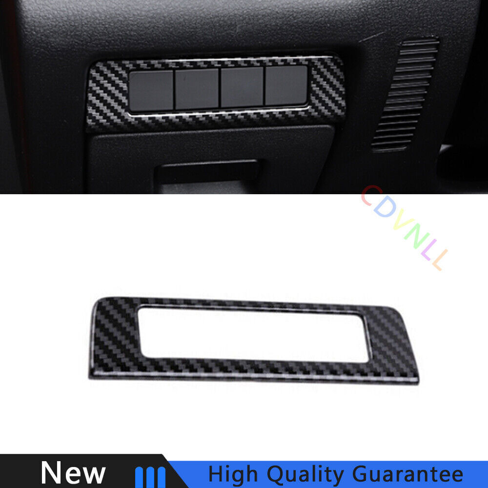 Fit For Mazda CX-30 2020-2022 Carbon Fiber Seat Memory Button Switch Cover Trim