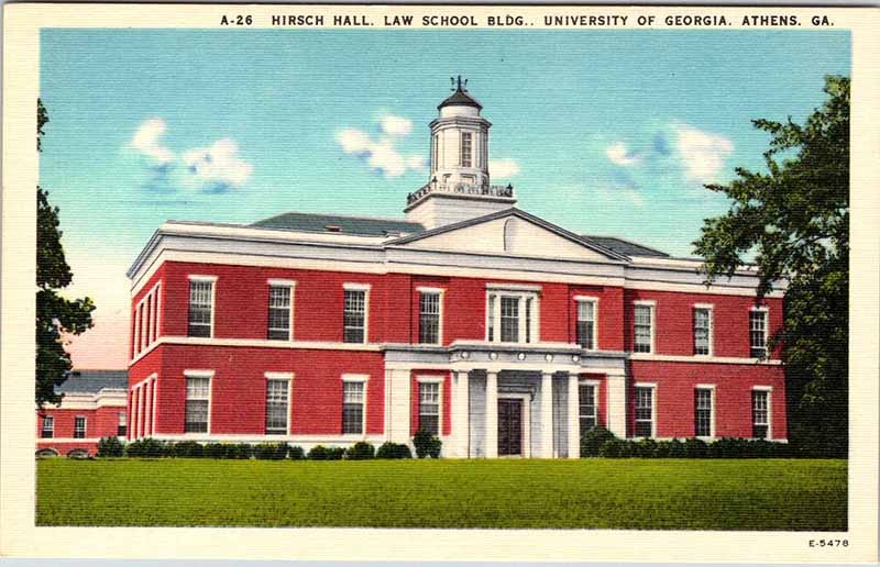 Postcard SCHOOL SCENE Athens Georgia GA m/09 AL1371