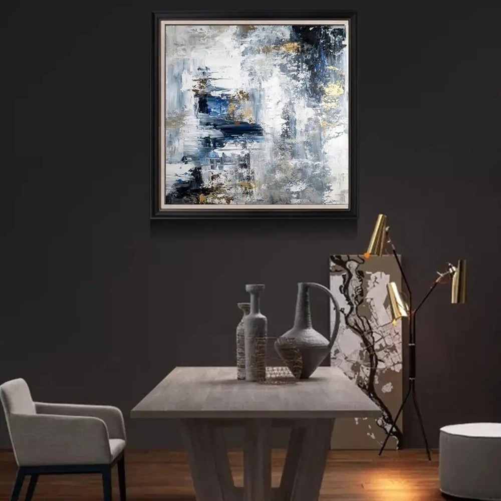 Large Abstract Painting Modern Abstract Hand Painted Oil Painting Office Wall