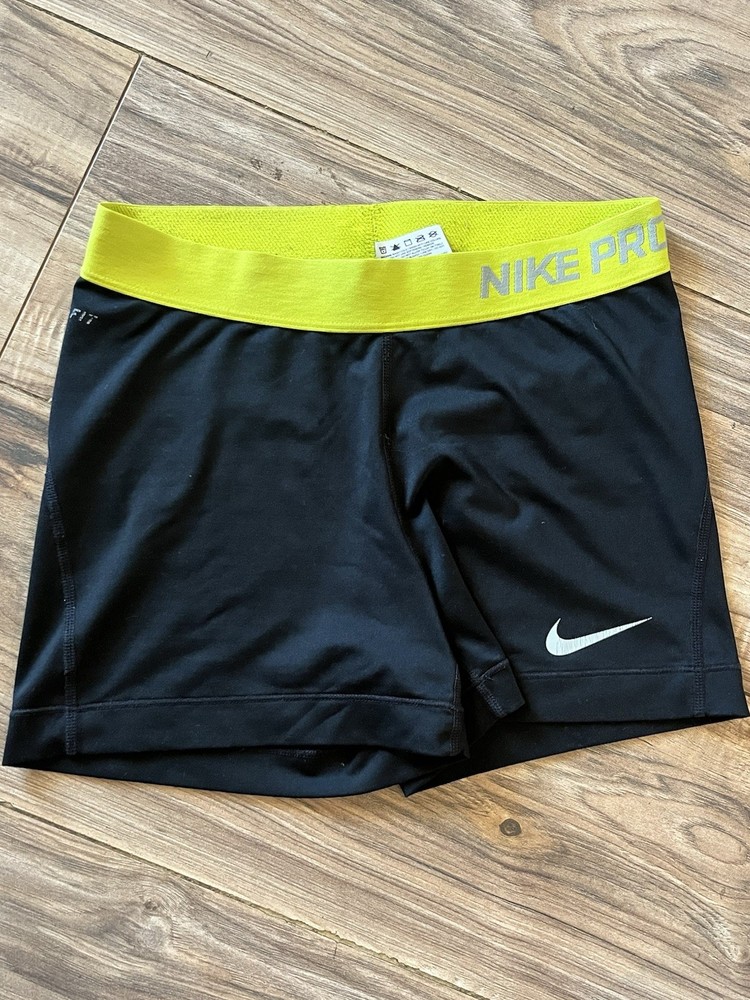 Nike Pro Women’s Compression Shorts Size Medium Black Dri Fit Training