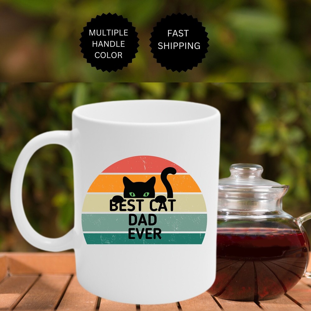 Best Cat Dad Ever Best Cat Dad Ever New Dad Gift New Dad Mug Dad Est Mug New Dad
