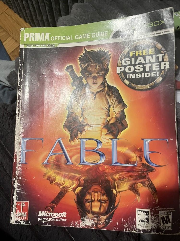 Fable Official Game Guide Prima Microsoft No Poster