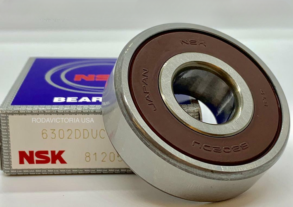 NUEVO NSK 6302 DDU RODAMIENTO DE BOLAS, GOMA SELLADA 630 2RS 6302 DDU C3 15x42x13mm