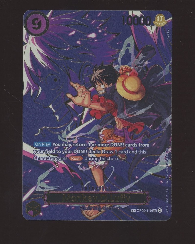 One Piece English OP13 Monkey D Luffy SP Special Alternate Art SecretPROBSTEIN is actively accepting consignments !!