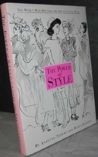The Power of Style - Hardcover, by Tapert Annette; Edkins Diana - Acceptable j
