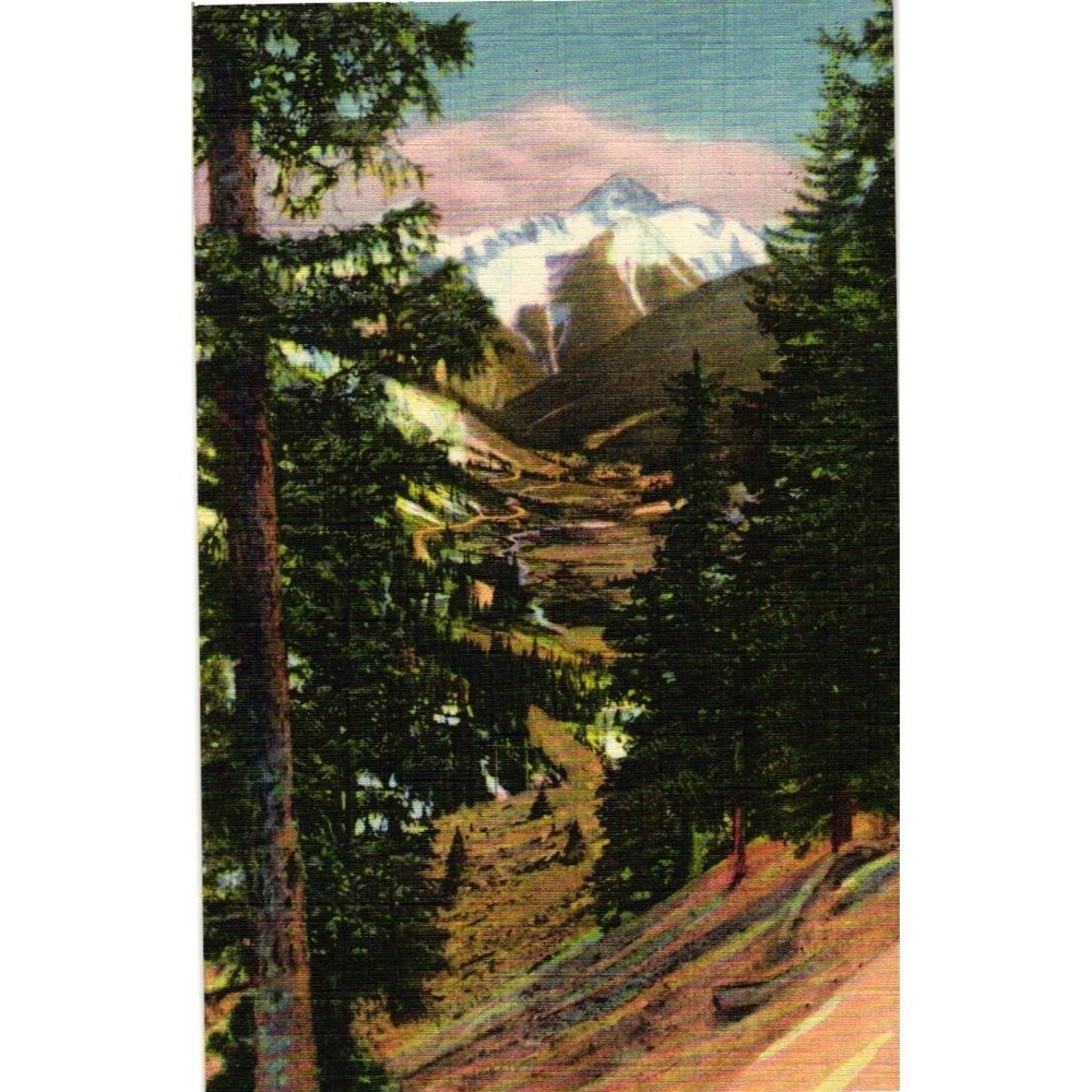 Bear Mountain & Chattahooga Valley, Million Dollar Highway CO Postcard