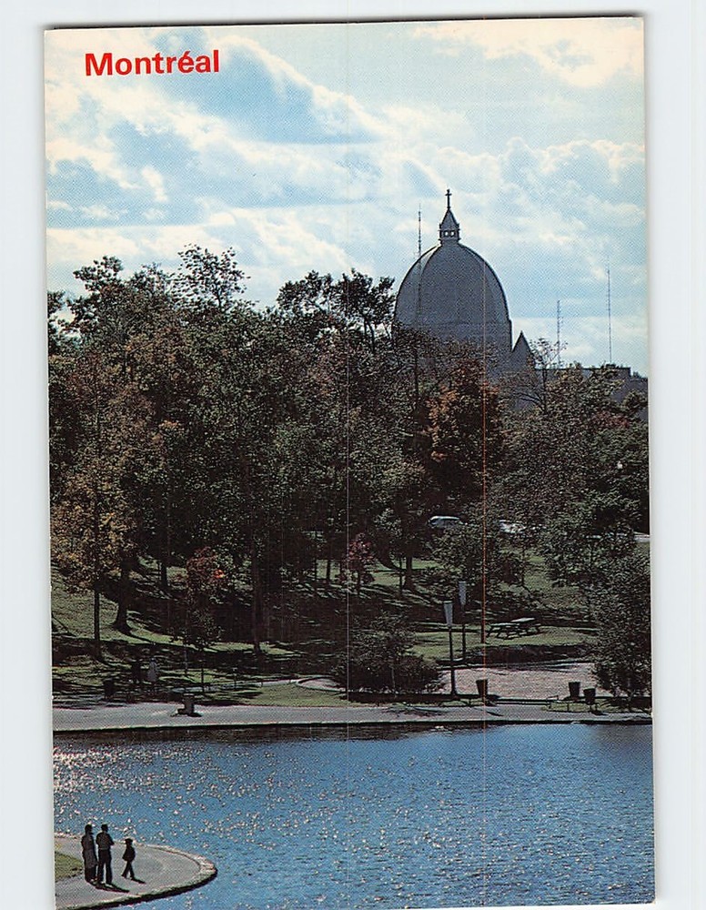 Postcard Beaver Lake Mt. Royal Montreal Canada