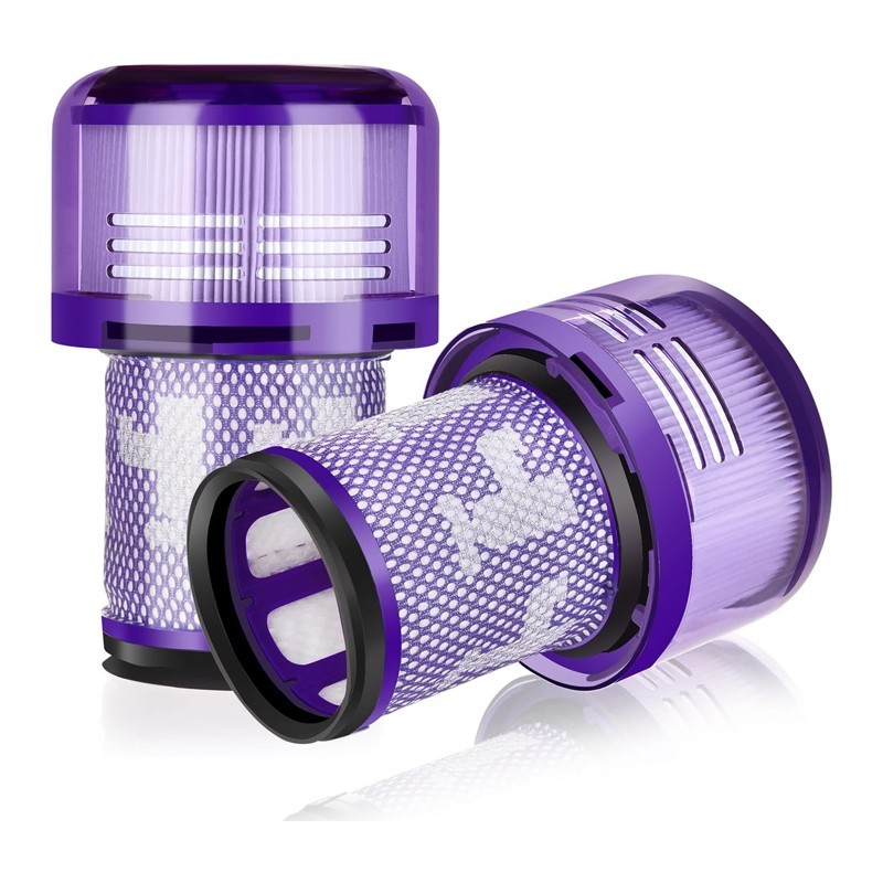2-pcs V12 Vacuum Cleaner Filter Replacement, Washable V12 Replacement Filters