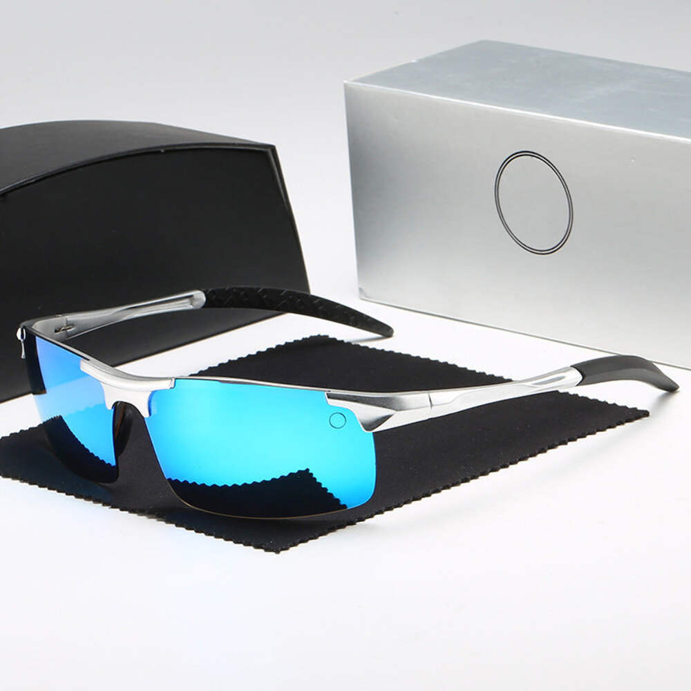 Mens Minimalist Aluminum Magnesium Polarized Sunglasses for Men, Driving, Fishin
