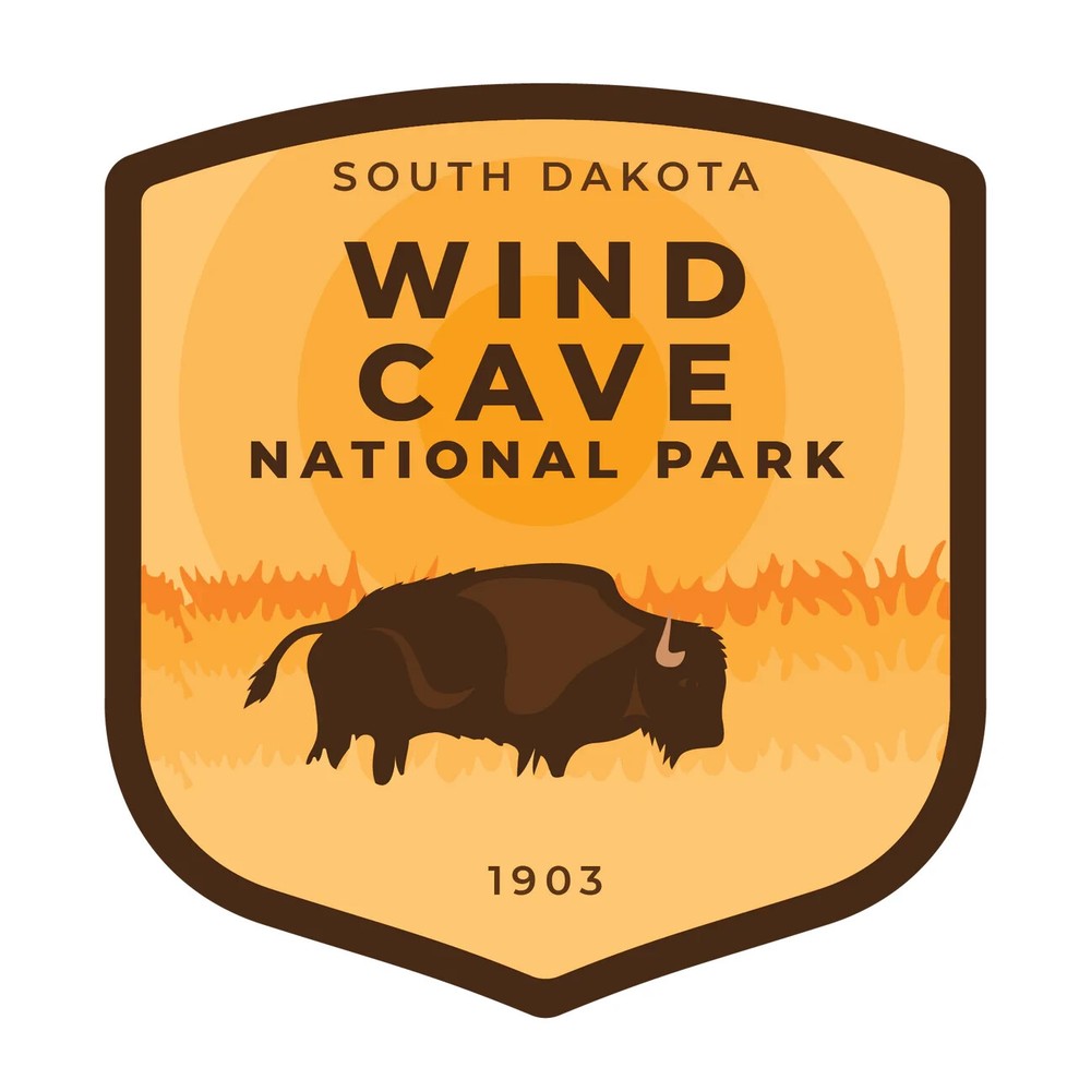 Wind Cave national park sticker weatherproof bumper vinyl decal
