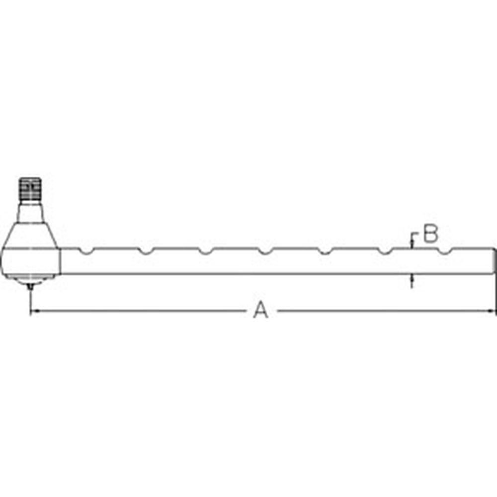 Tie Rod 5178378 Fits Ford New Holland 4835 5635 6635 7635 Tl100 Tl70 Tl80 Tl90