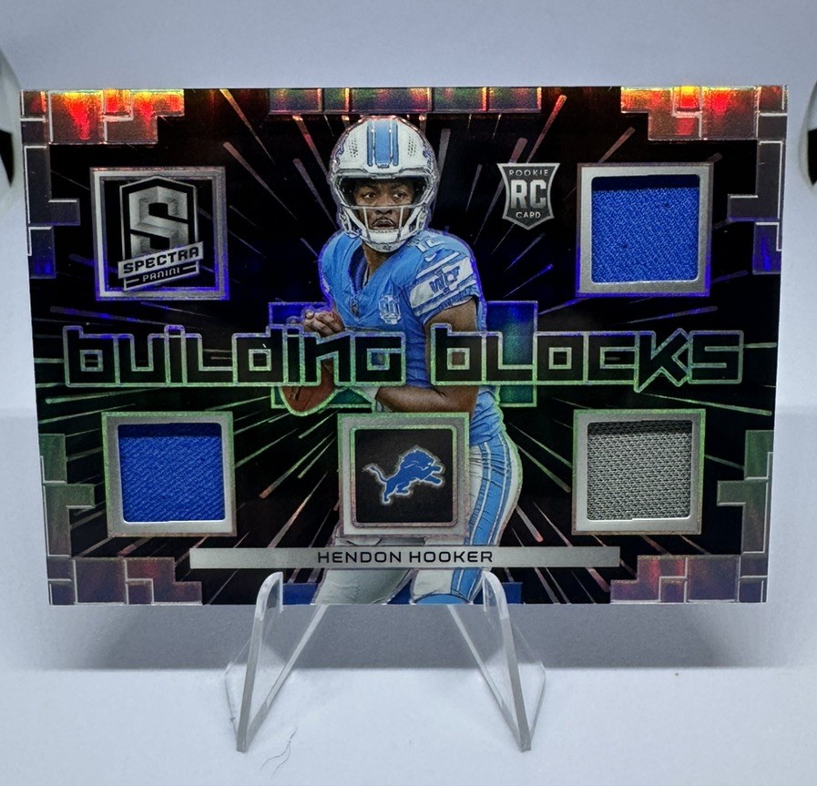 2023 Panini Spectra #BBL-HHO HENDON HOOKER Building Blocks Relic /75 - LIONS