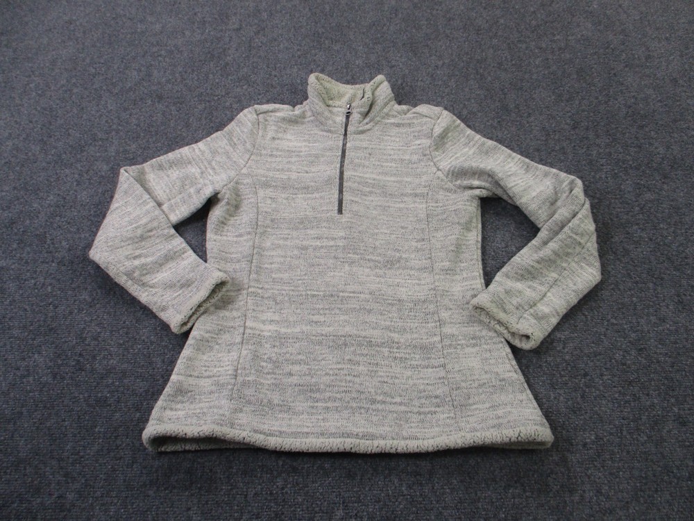 Kuhl Jacket Womens M Gray Fleece Hiking Sweater Pullover Outdoors Camping Casual