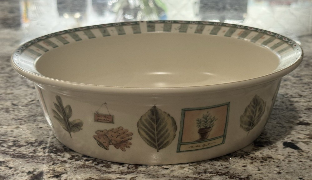 Pfaltzgraff NATUREWOOD Vegetable Bowl Stoneware 9 1/2 IN Round Serving Dish