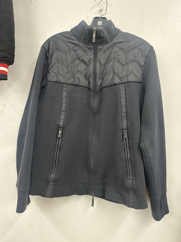 Hugo Boss Men's Jacket Full Zip-Up Black SIZE Medium Dresswear Designer Coat