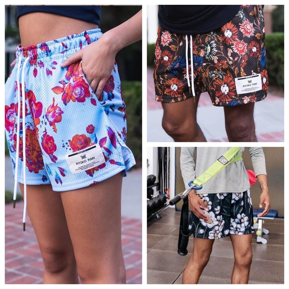 Hot RYOKO RAIN New Summer Shorts Men and Women's Fashion Beach Seaside Sports US