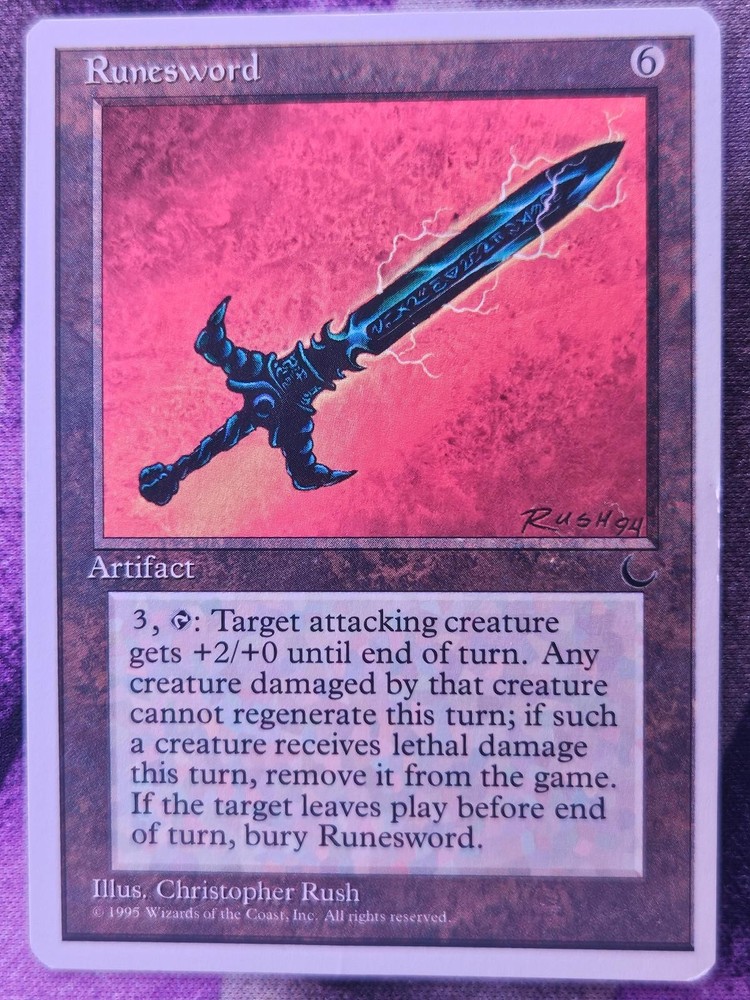 Runesword Common Chronicles Magic: The Gathering Moderately Played