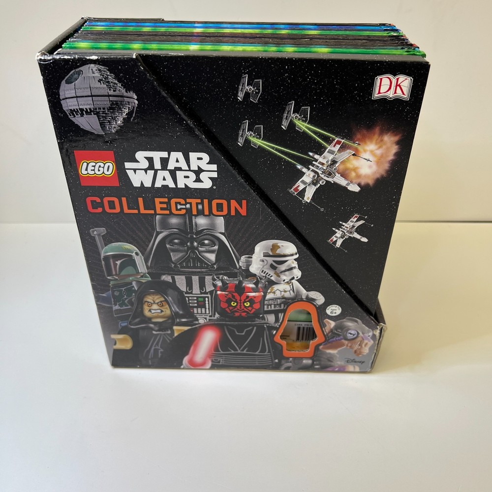 Lego Star Wars Box Collection Lot x 10 Books *FIGURE MISSING*