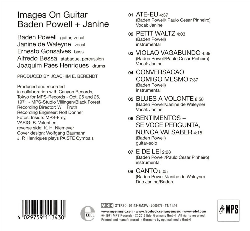 Baden Powell Images On Guitar New Cd