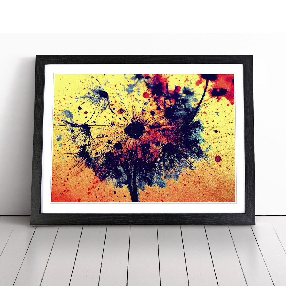 Dandelion Vol.2 Abstract Wall Art Print Framed Canvas Picture Poster Decor