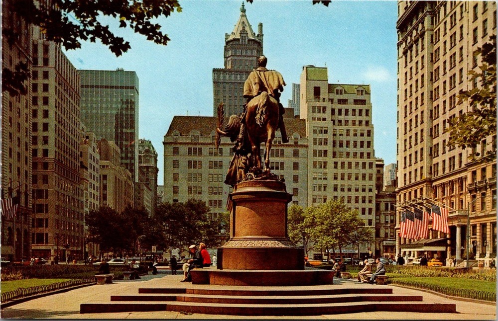 Dr Jim Stamps Postcard Central Park South New York City Hotels Unposted