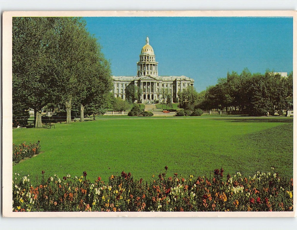 Postcard Colorado State Capitol Denver Colorado USA