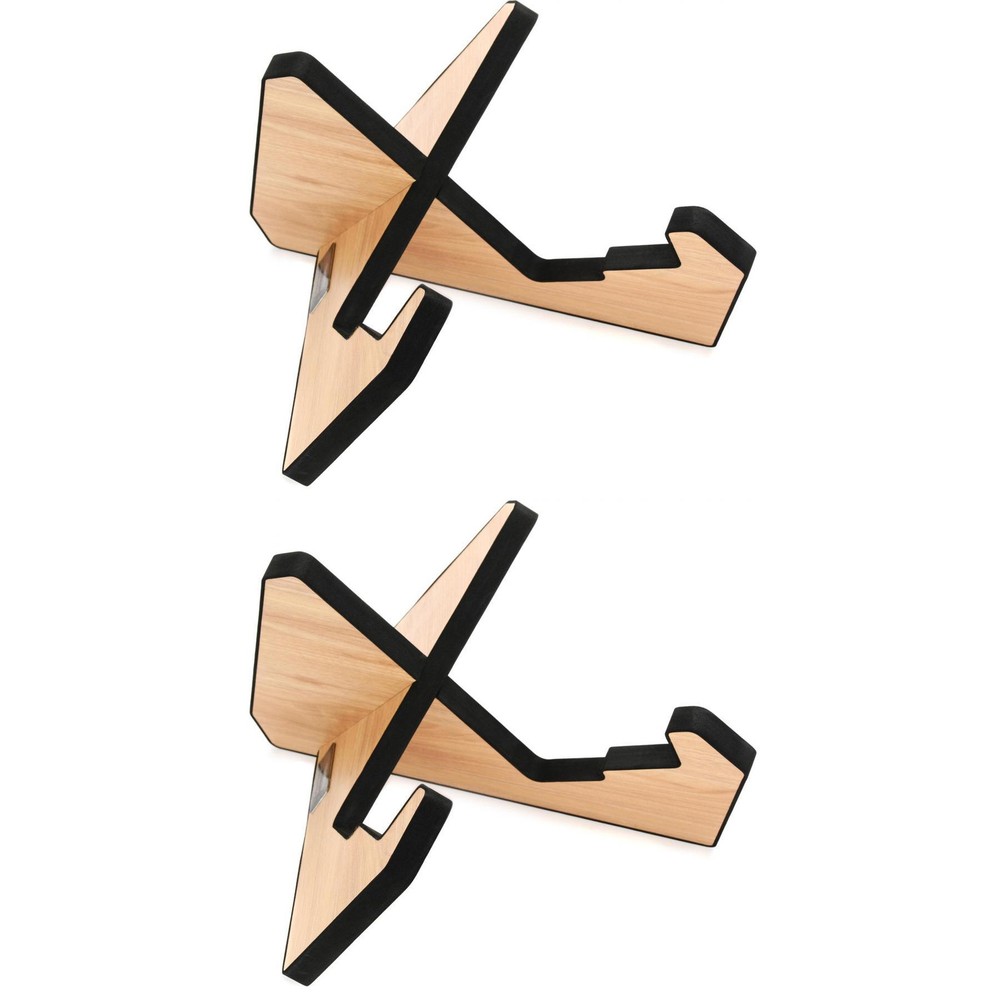 Gator Frameworks Elite Series X-style Guitar Stand 2 Pack - Natural Maple Matte