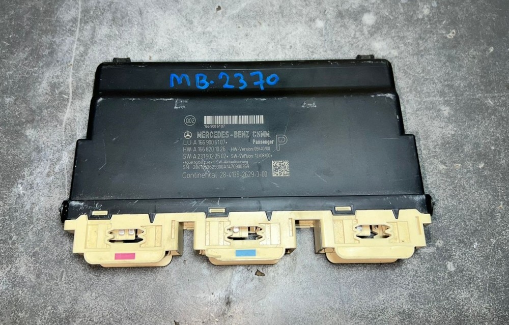 14-17 Mercedes-Benz W166 GL ML Passenger Seat Control Module A166 9006107 OEM