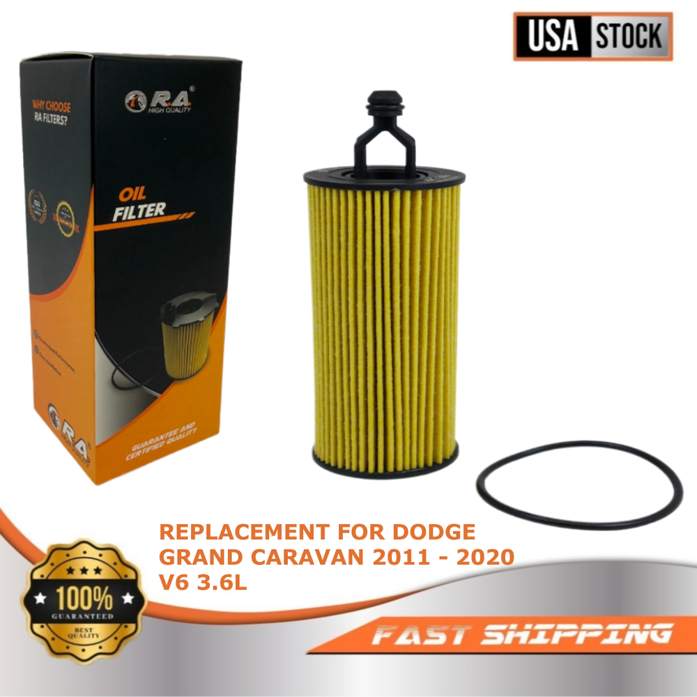 11665 Oil Filter for 2011-2020 Dodge Grand Caravan 3.6L V6 Engine