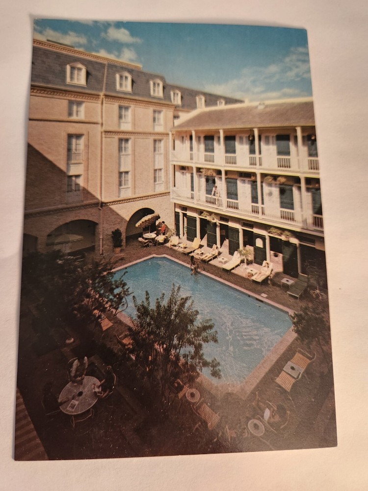 NOS Vtg CHATEAU LE MOYNE HOTEL New Orleans LA Charles Room Postcard Unposted NEW