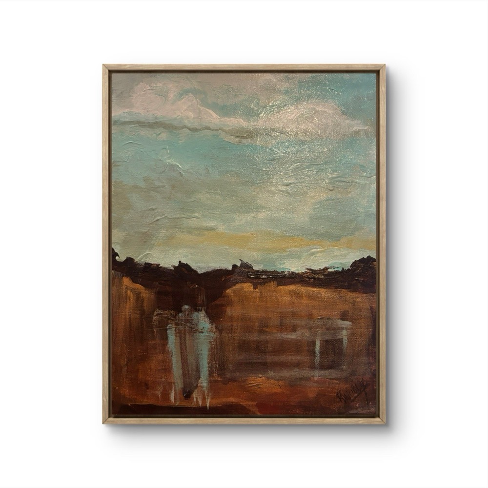 Unframed Landscape Impression 11x14 ABSTRACT IMPRESSIONISM ORIGINAL Canvas