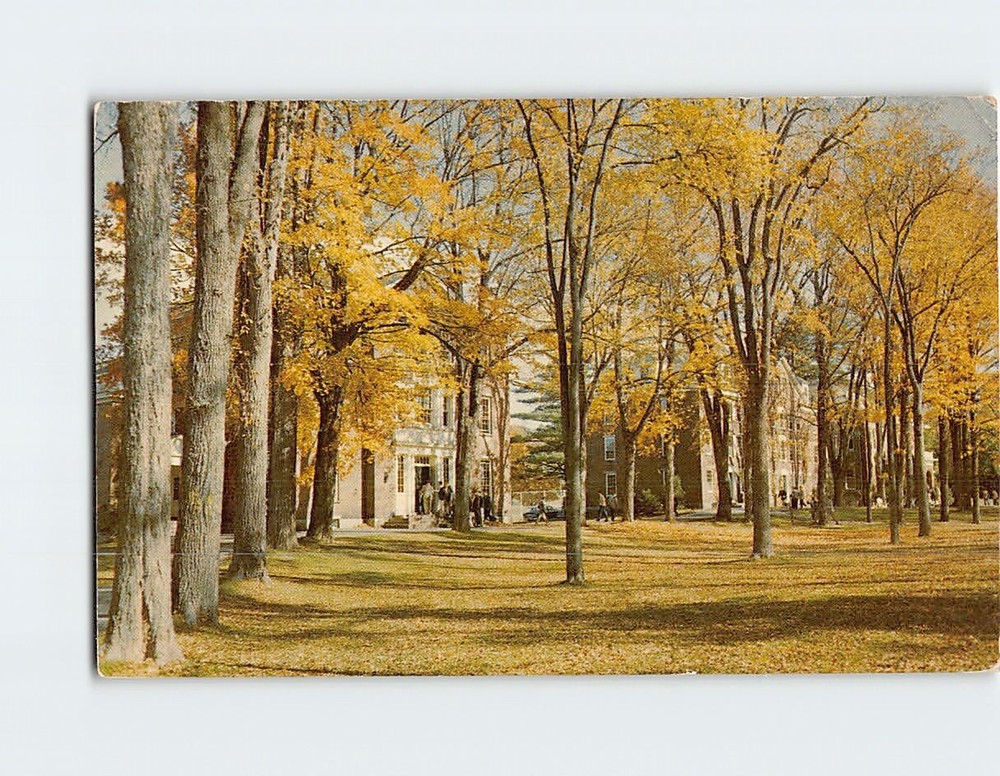 Postcard Front Campus New Hampton School New Hampshire USA