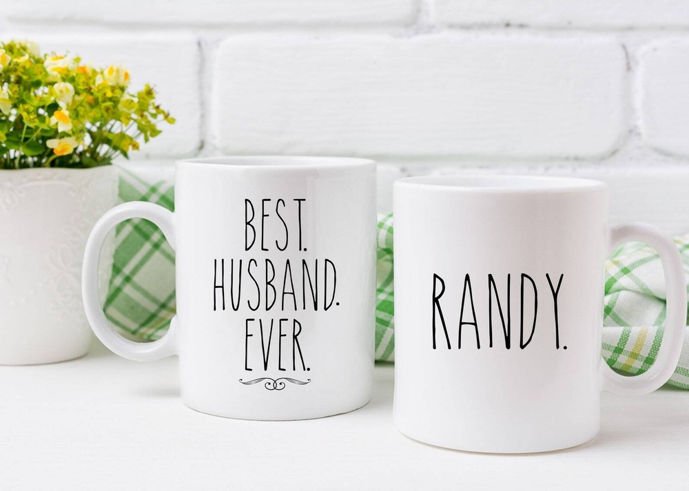 Best Husband Ever Coffee Mug L Anniversary Birthday Christmas Gift L Minimalist