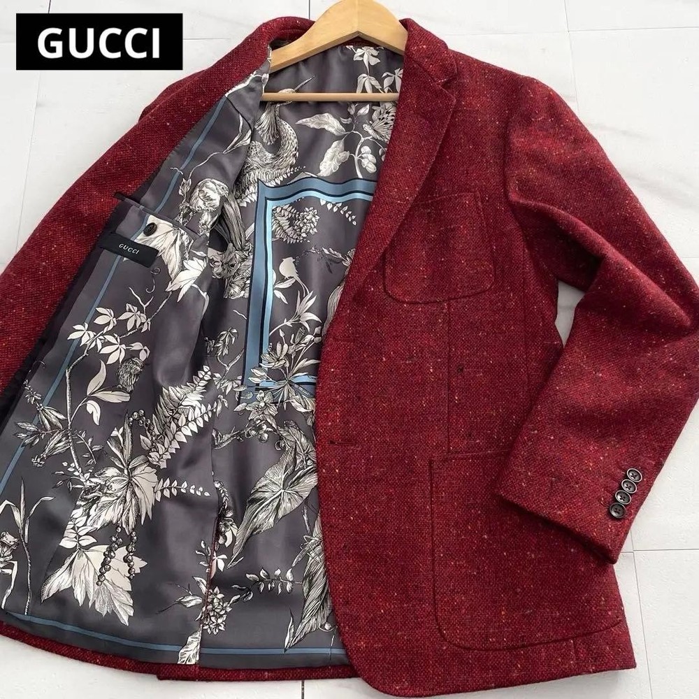 Beautiful item✨ GUCCI Tom Ford period NEP tweed tailored jacket M